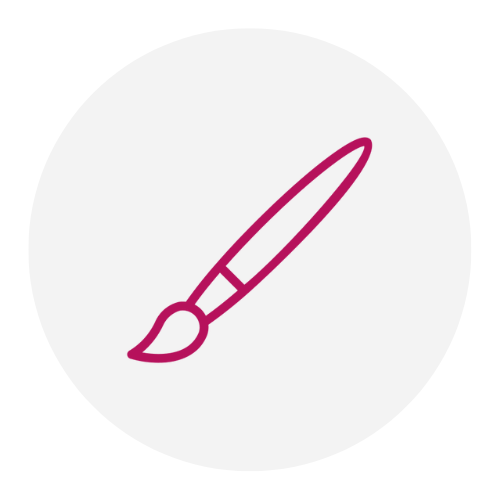 STRAREX - Creative icon paintbrush red